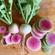 Watermelon Radish Vegetable Seeds for Planting – Heirloom &amp; Non-GMO Garden Seeds for Colorful, Crisp Roots
