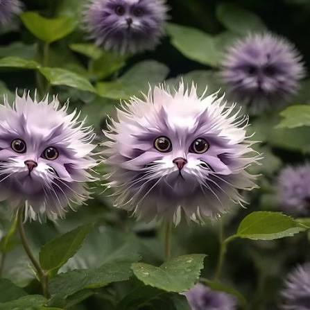 Amazing Purple Tiger Face Flower Seeds