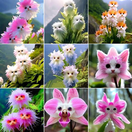 New Cat Face Flower Seeds