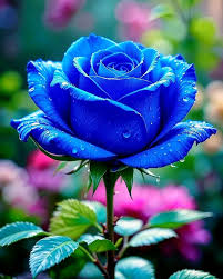 Deep Blue Rose Flower Seeds for Planting – Heirloom, Non-GMO, Vibrant Colors, High Germination