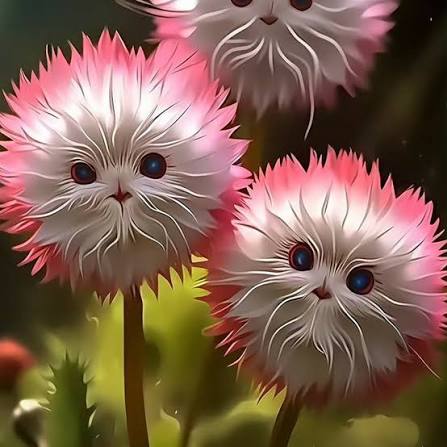 Red Cat Face Flower Seeds 
