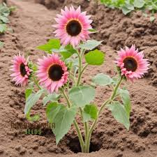 Pink Mini Sunflower Seeds for Planting – Heirloom, Non-GMO, High Germination Organic Garden Seeds