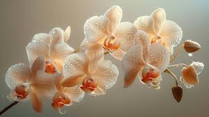 White Orange Orchid Flower Seeds for Planting – Cut Flower Favorite, Heirloom & Non-GMO Seeds for Home Garden, 100pcs
