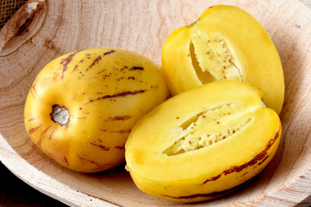 Pepino Melon Fruit seeds – Heirloom, Non-GMO Seeds for Planting Sweet Tropical Garden Treats