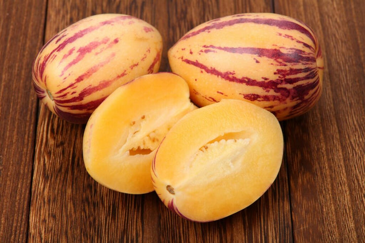 Pepino Melon Fruit seeds – Heirloom, Non-GMO Seeds for Planting Sweet Tropical Garden Treats