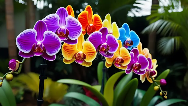 Rainbow Phalaenopsis Orchid Flower Seeds – Heirloom, Non-GMO, High Germination Organic Garden Seeds for Planting