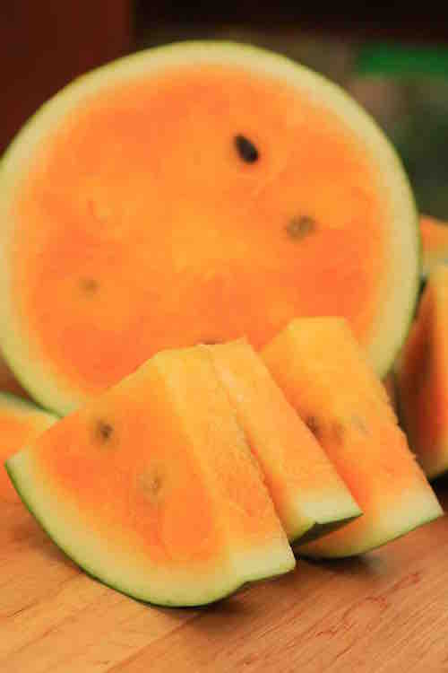 Tendersweet Orange Watermelon Fruit Seeds for Planting – Heirloom, Non-GMO, Juicy Garden Seeds