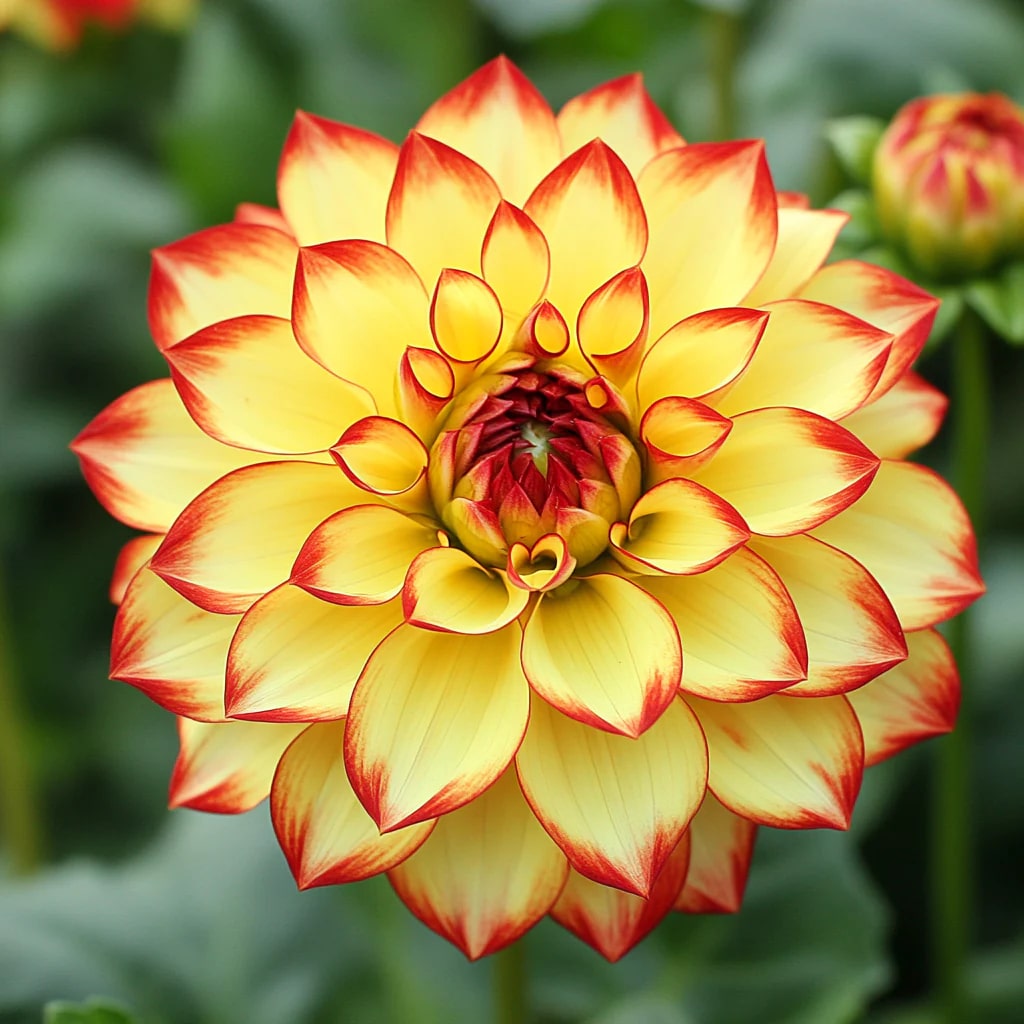 Yellow Red Mix Dahlia Flower Seeds for Planting – Shade Tolerant, Heirloom &amp; Non-GMO Organic Garden Seeds