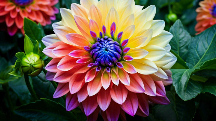 Multi-Colour Dahlia Flower Seeds for Planting – Heirloom, Non-GMO, High Germination Organic Garden Seeds